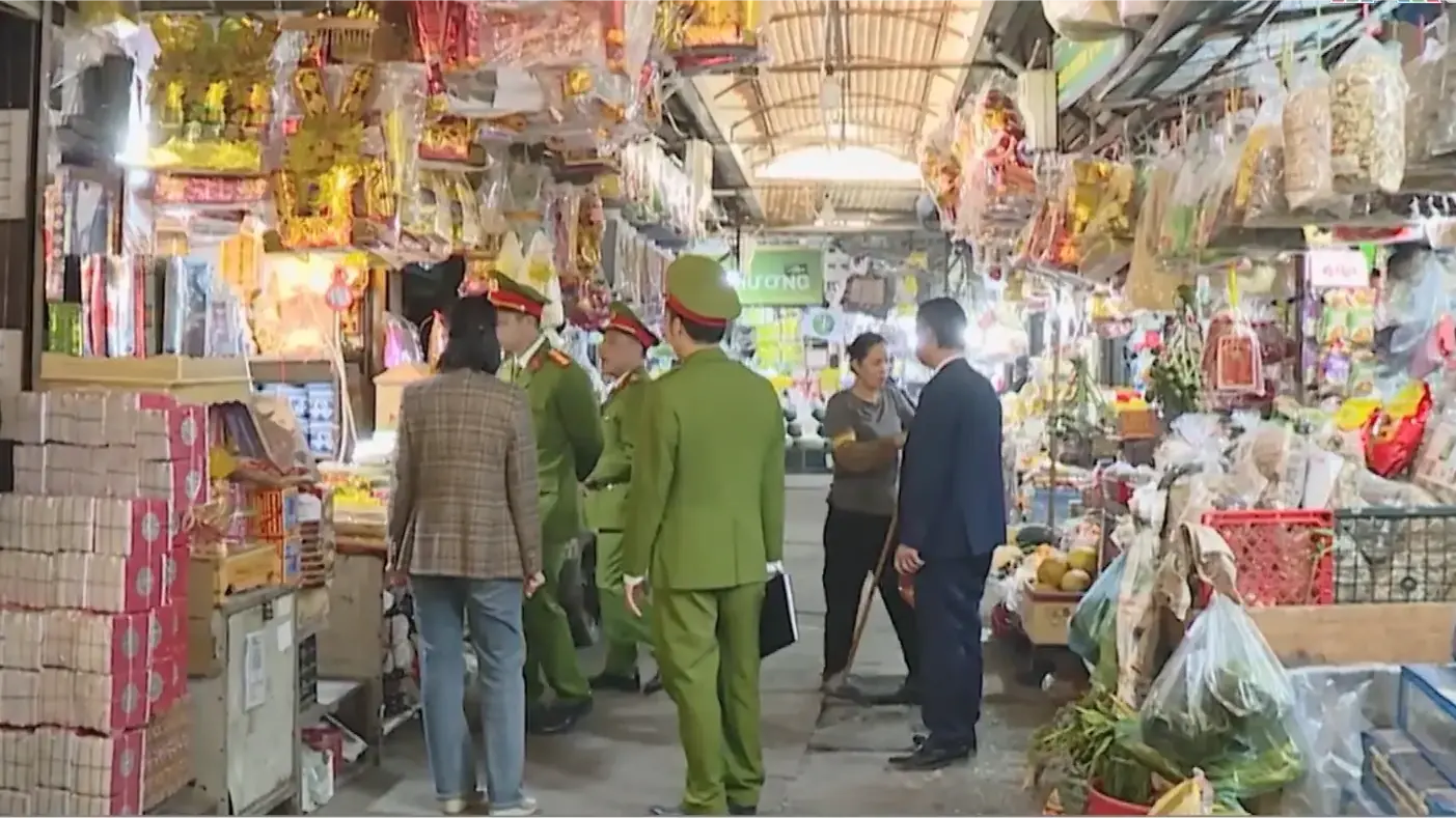 Đảm bảo an toàn cháy nổ tại các khu chợ truyền thống